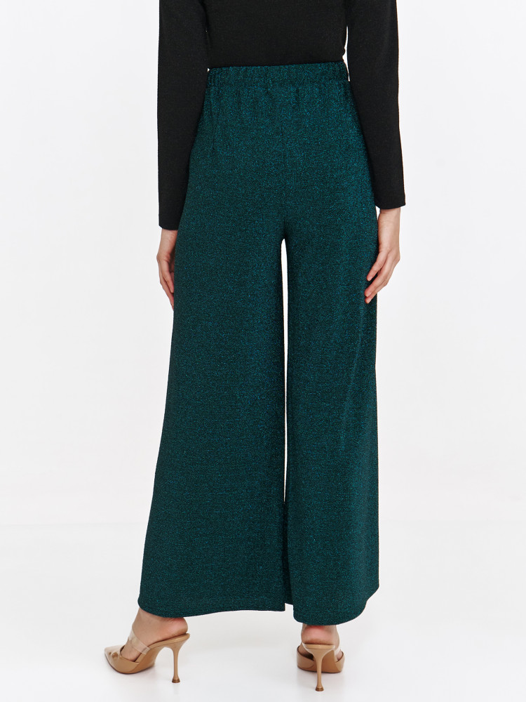 Błyszczące spodnie damskie 