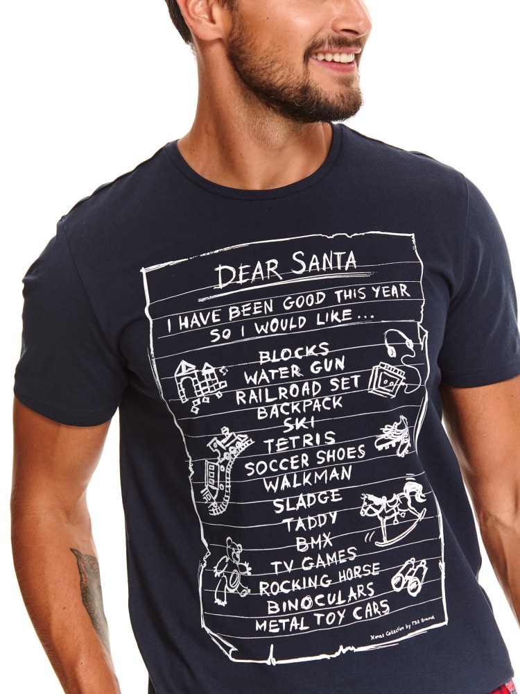 Piżama męska ze świątecznym motywem