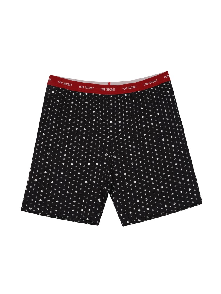 Dwuczęściowa piżama męska z motywem świątecznym, koszulka i szorty