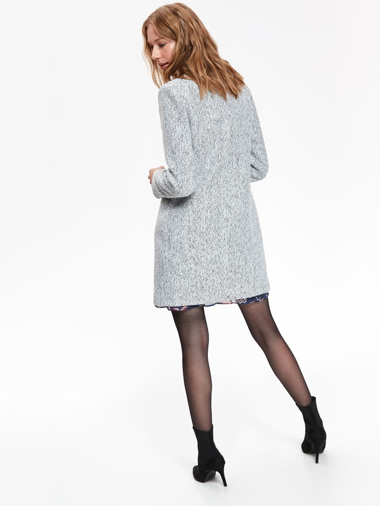 Płaszcz zapinany na jeden guzik