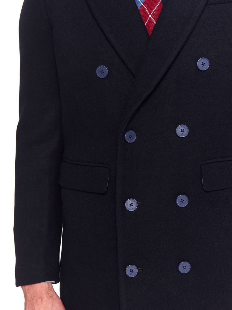 Płaszcz elegancki dwurzędowy gładki