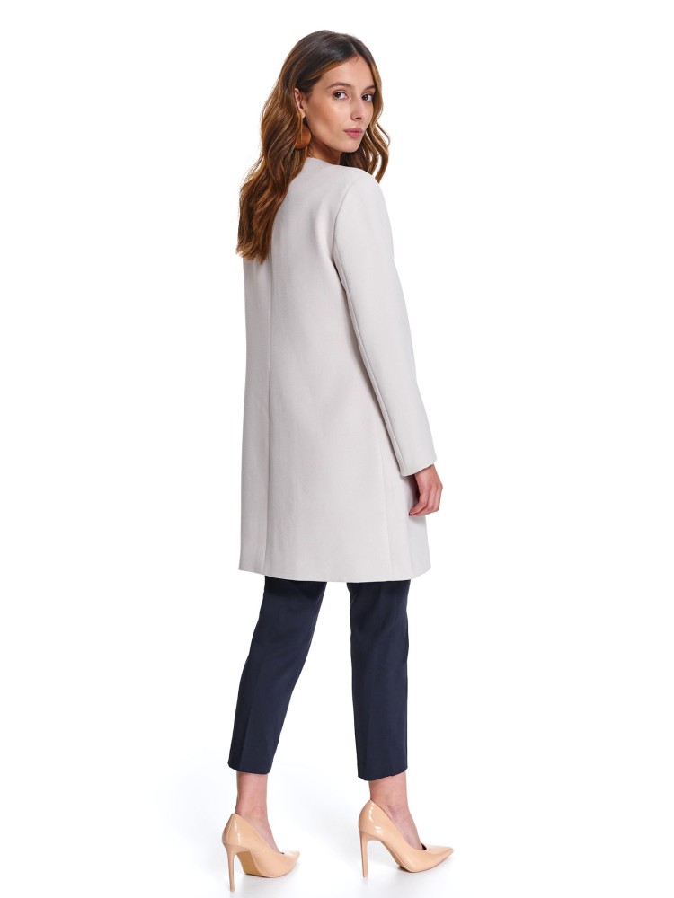 Płaszcz zapinany na suwak