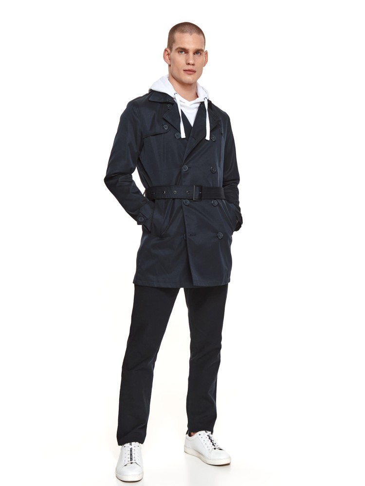 Płaszcz męski typu trencz