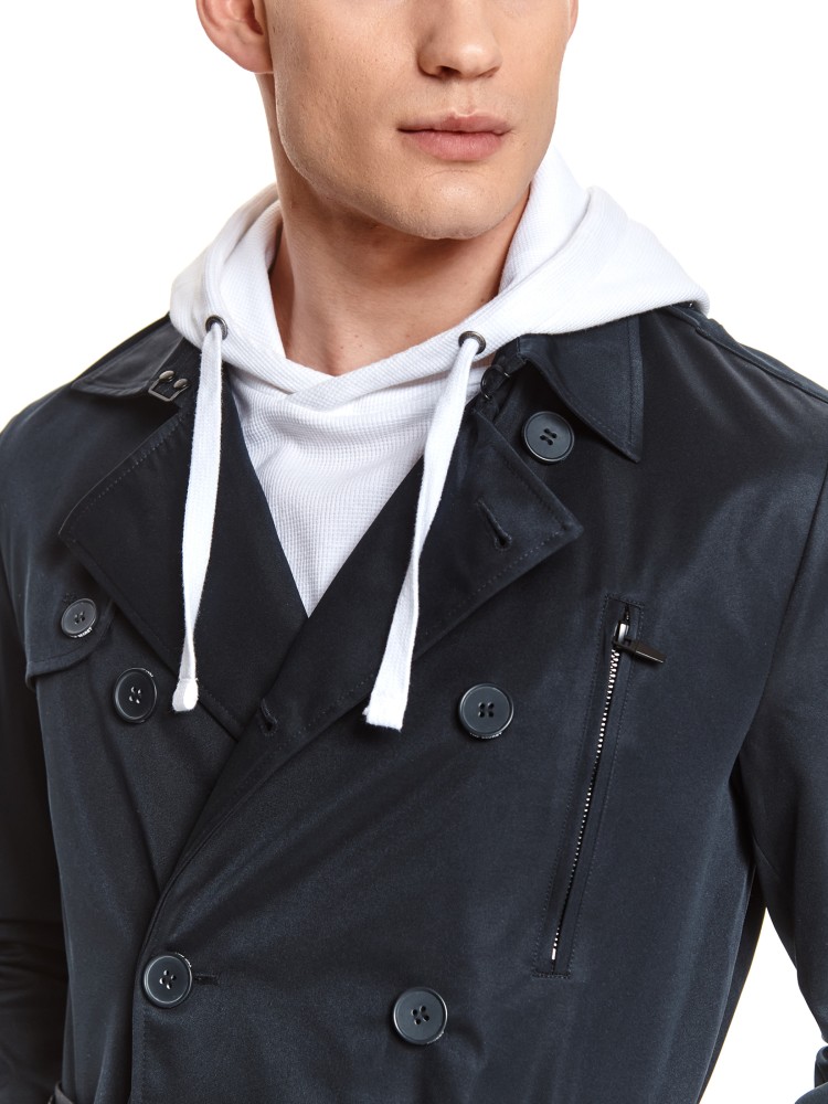 Płaszcz męski typu trencz