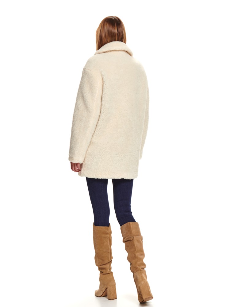 Płaszcz ze sztucznego futra