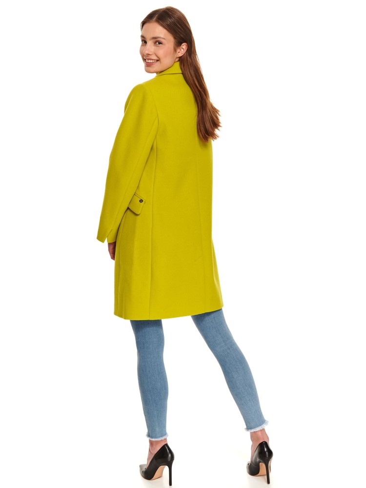 Płaszcz o kroju marynarki w modnym kolorze 