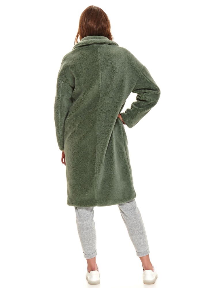 Komfortowe sztuczne futerko w kolorze mięty