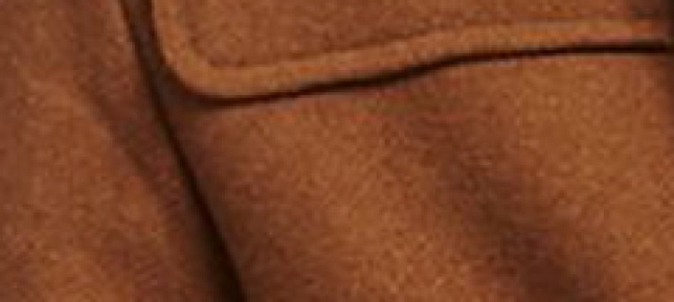 Płaszcz ocieplany typu budrysówka z wełnianej tkaniny