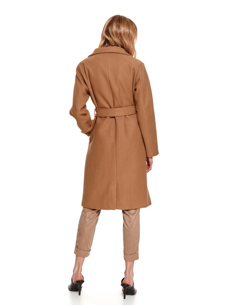 Trencz z wiązaniem w pasie