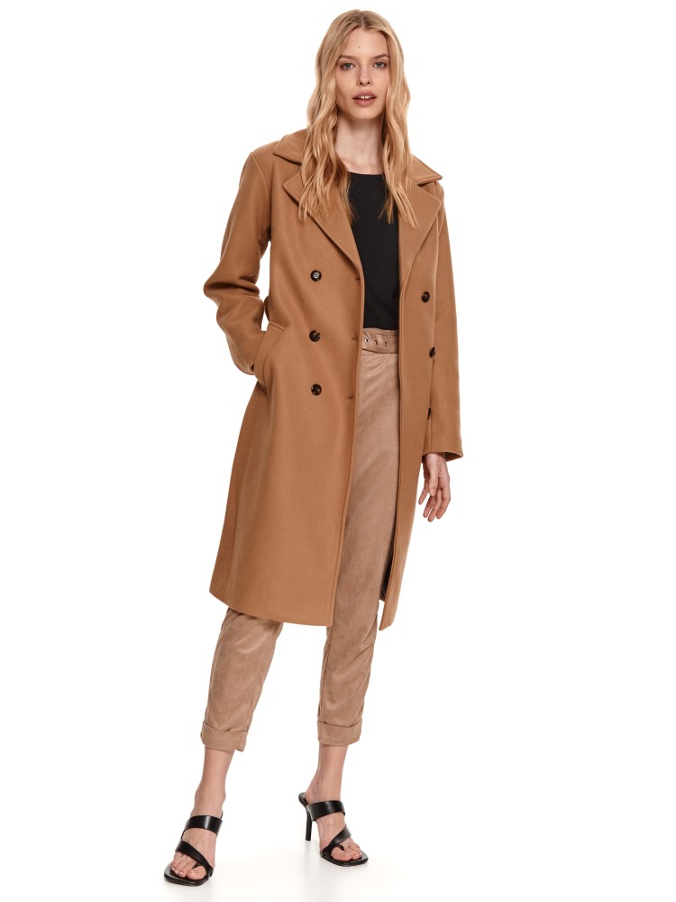 Trencz z wiązaniem w pasie