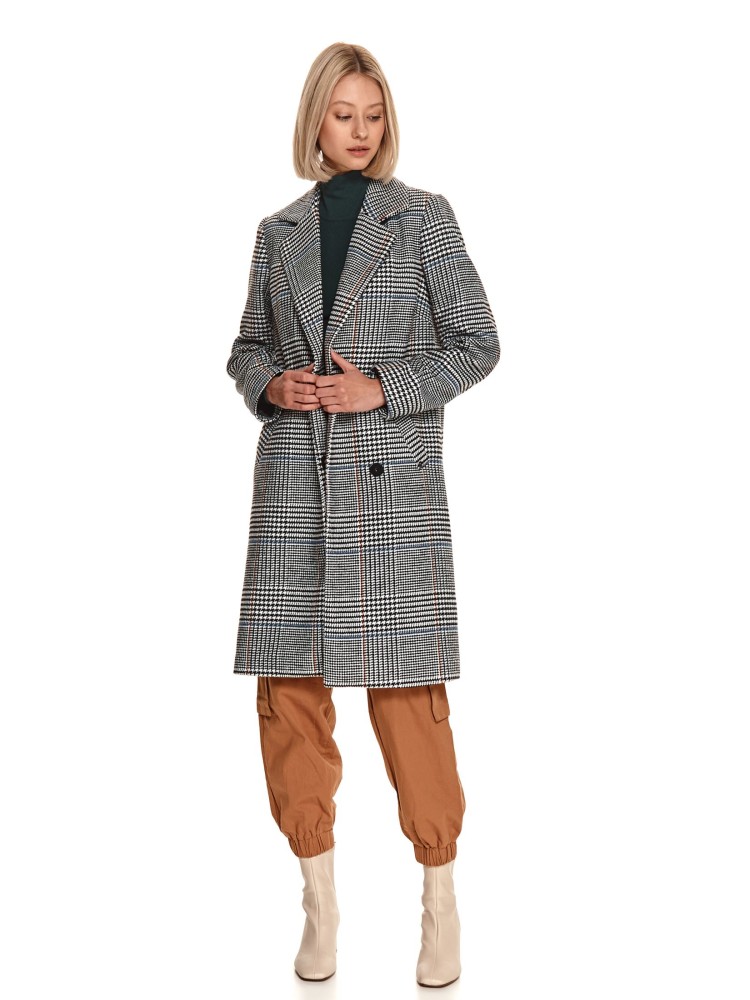 Płaszcz w kratę