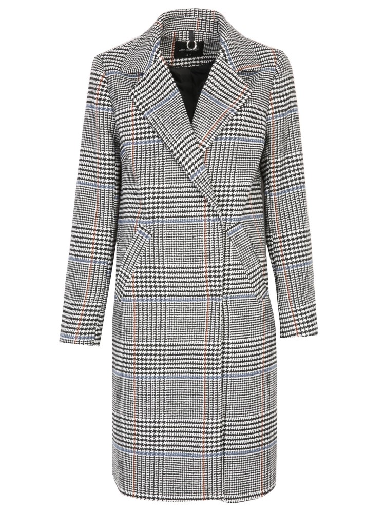 Płaszcz w kratę