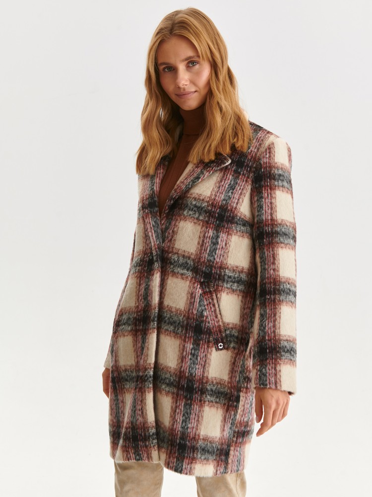 Płaszcz w dużą kratę Płaszcz w dużą kratę