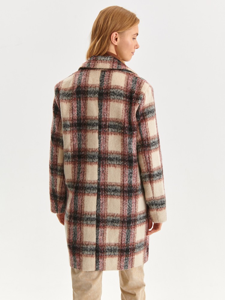 Płaszcz w dużą kratę Płaszcz w dużą kratę