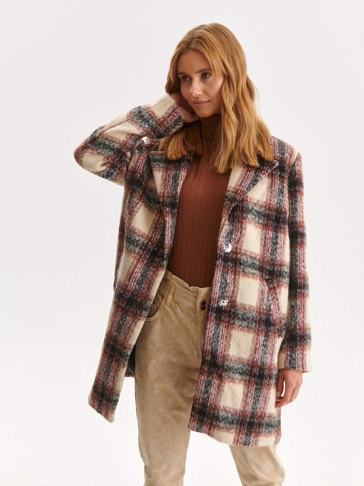 Płaszcz w dużą kratę Płaszcz w dużą kratę