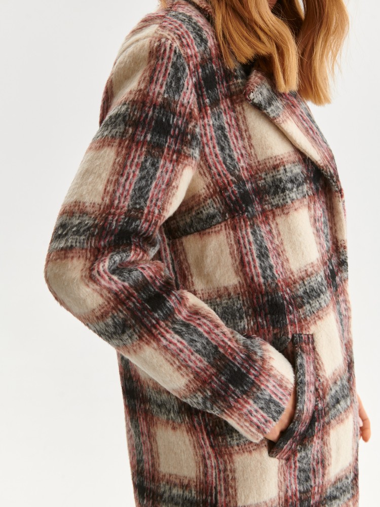 Płaszcz w dużą kratę Płaszcz w dużą kratę