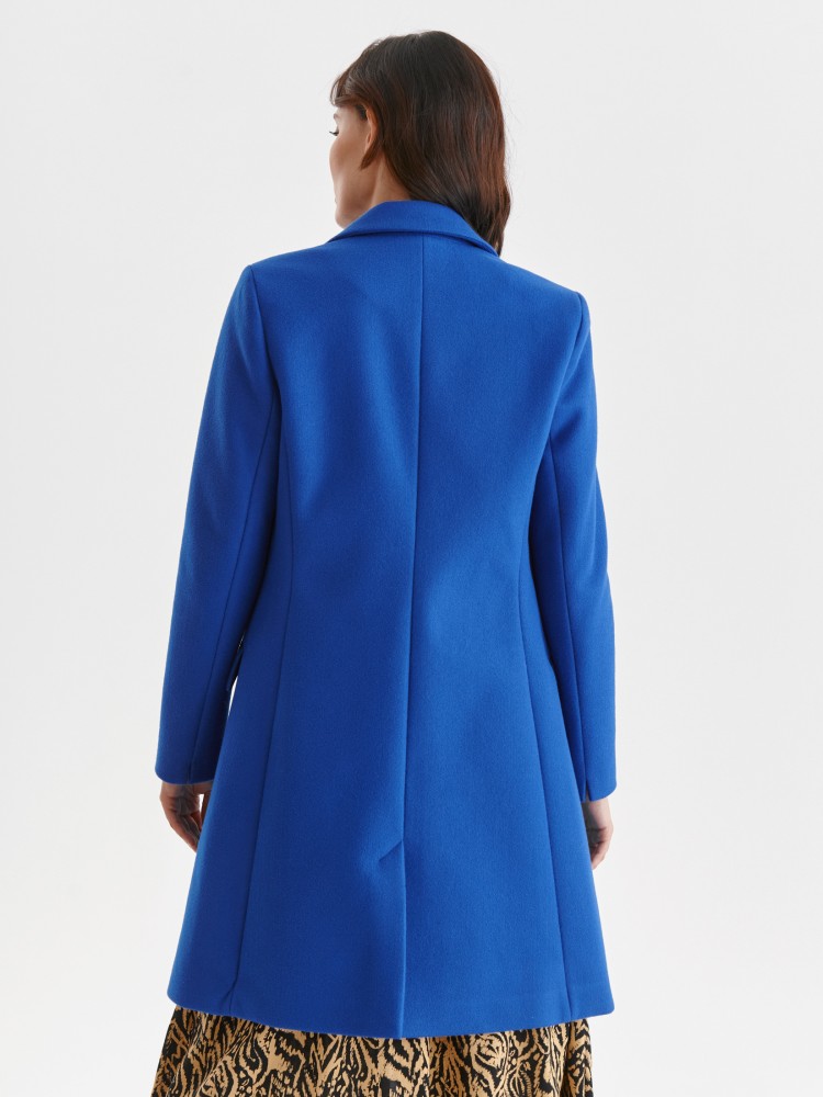 Taliowany płaszcz damski