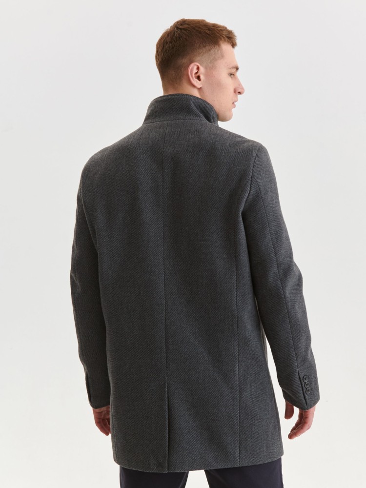 Klasyczny płaszcz ze stójką