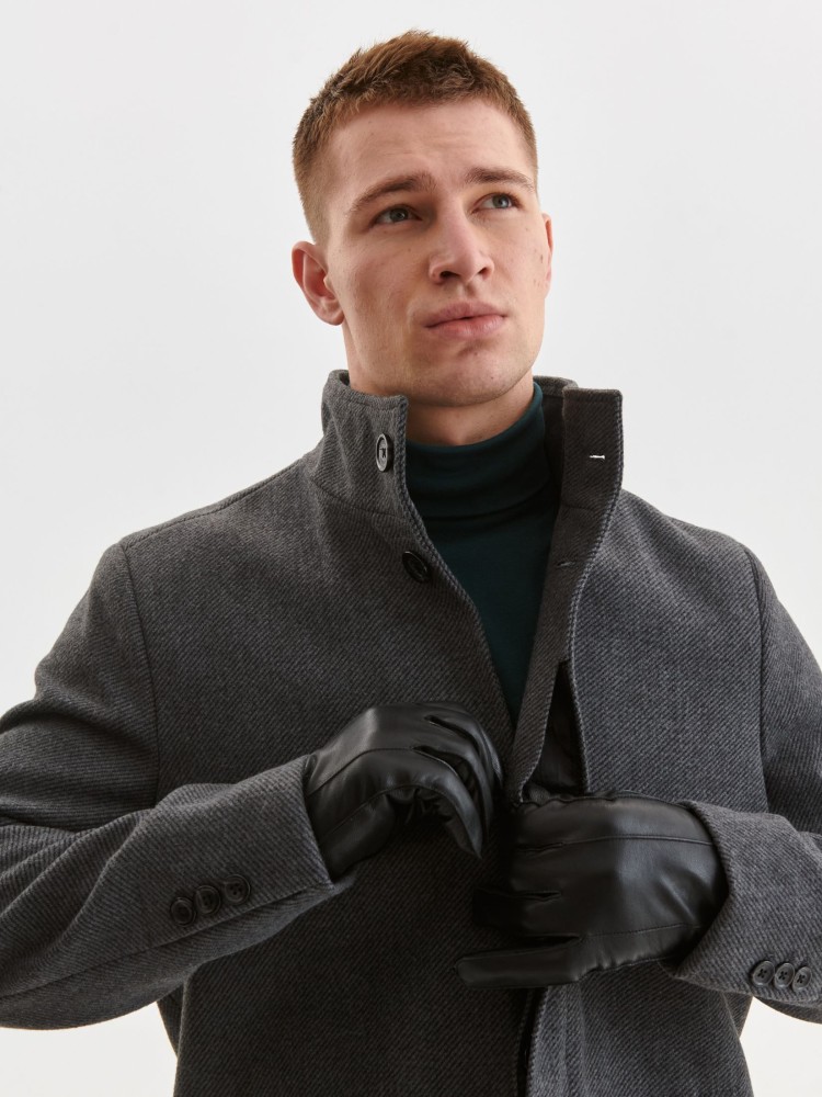 Klasyczny płaszcz ze stójką