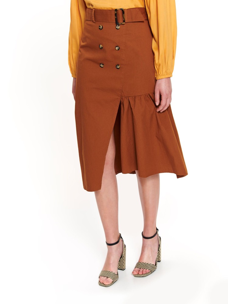 Spódnica damska z asymetryczną falbaną Spódnica damska z asymetryczną falbaną