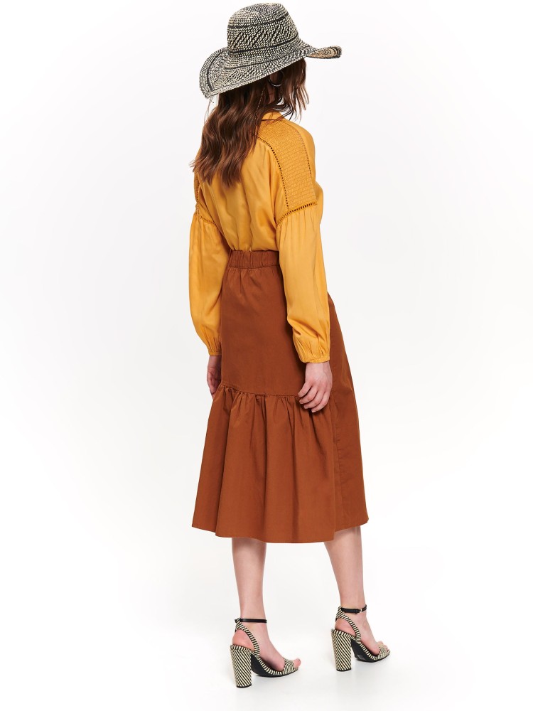 Spódnica damska z asymetryczną falbaną Spódnica damska z asymetryczną falbaną