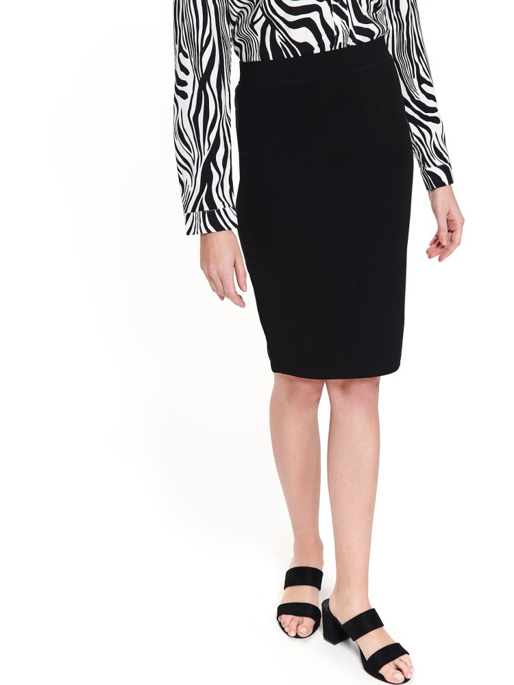 Dzianinowa spódnica ołówkowa