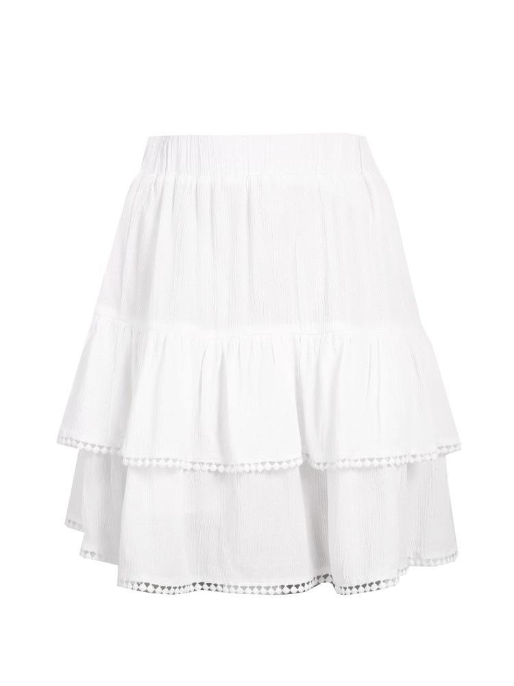 Krótka spódniczka z falbanami