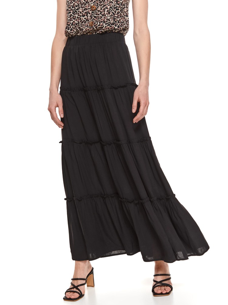 Spódnica maxi z falbanami