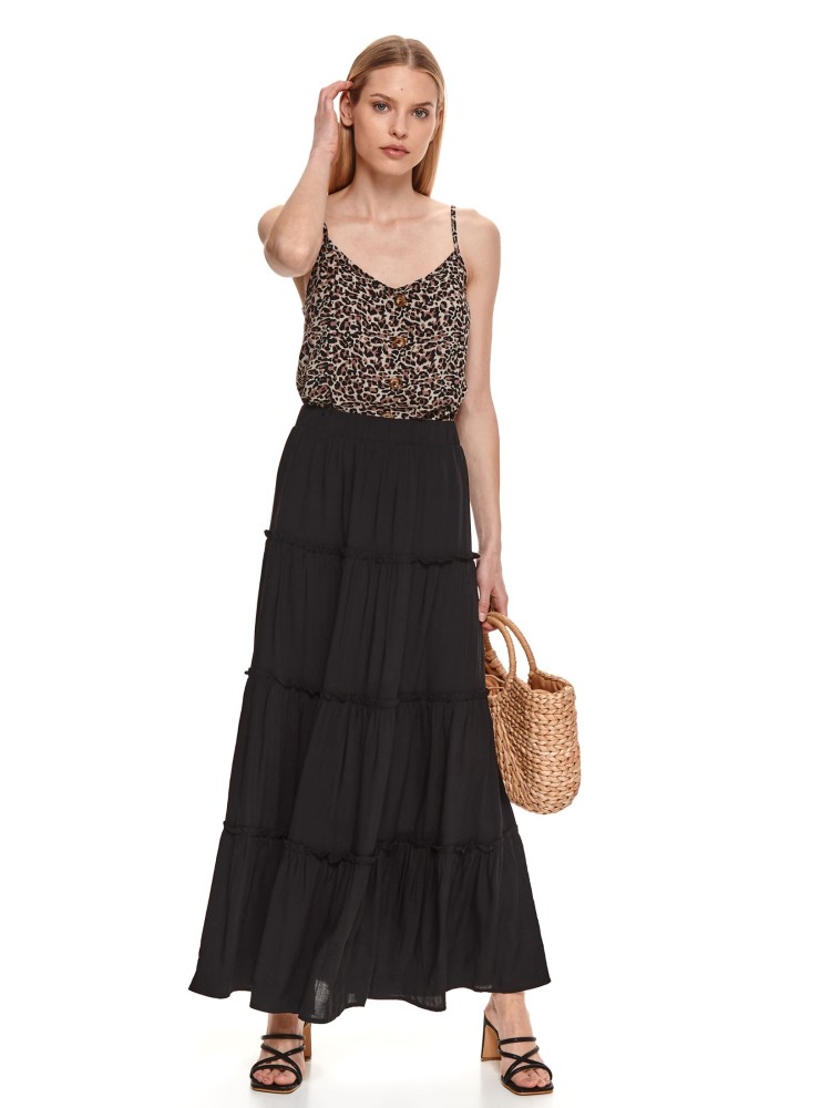 Spódnica maxi z falbanami