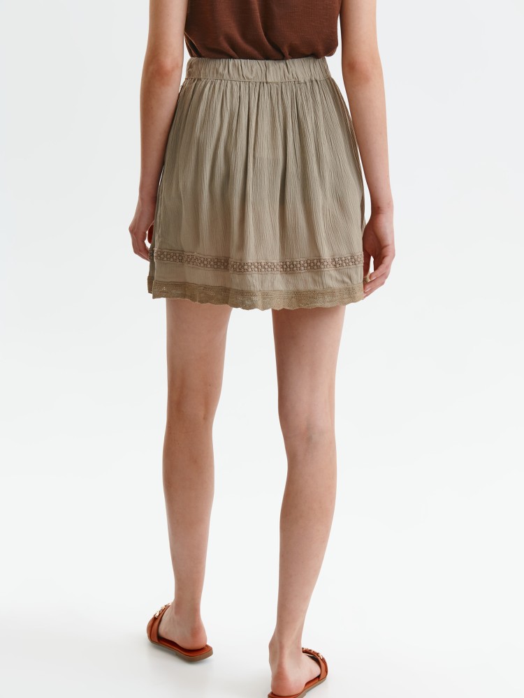 Spódnica mini z wiązaniem 