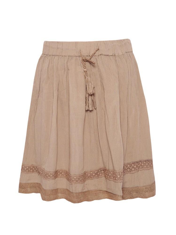 Spódnica mini z wiązaniem 