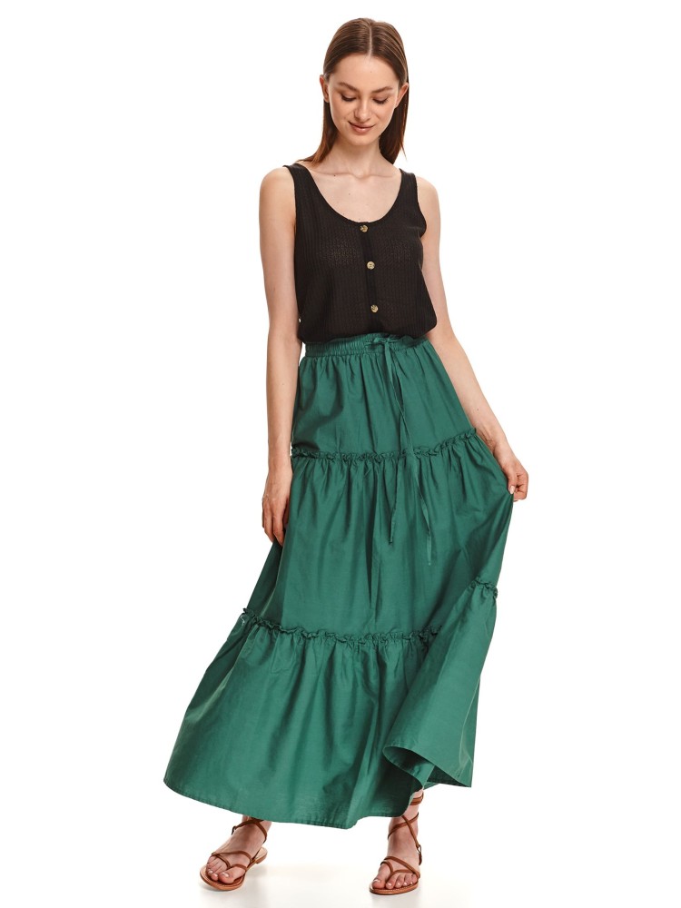 Spódnica maxi z falbanami