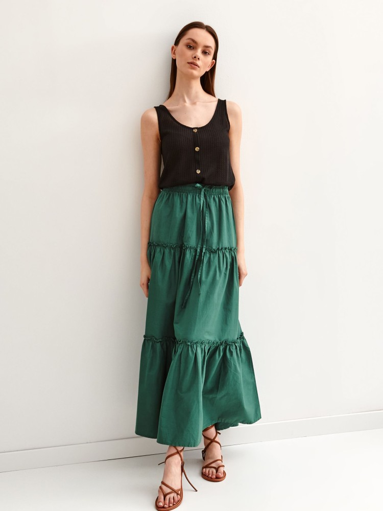 Spódnica maxi z falbanami