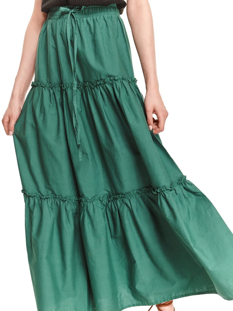 Spódnica maxi z falbanami