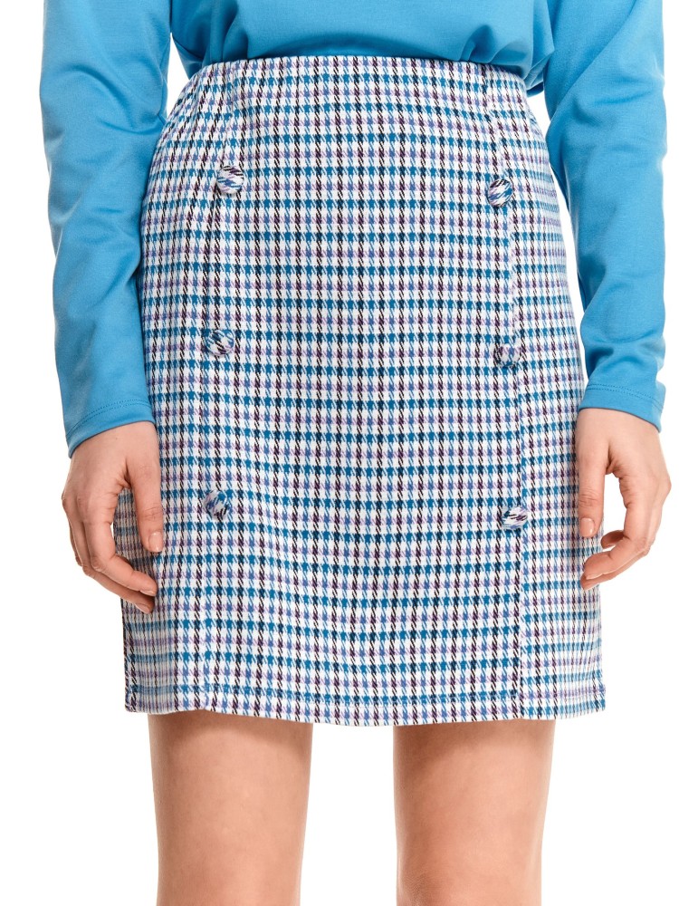 Spódniczka mini w kratkę Spódniczka mini w kratkę