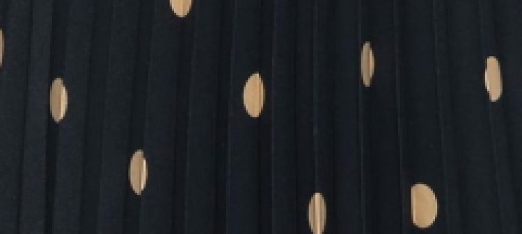 Plisowana spódnica w groszki