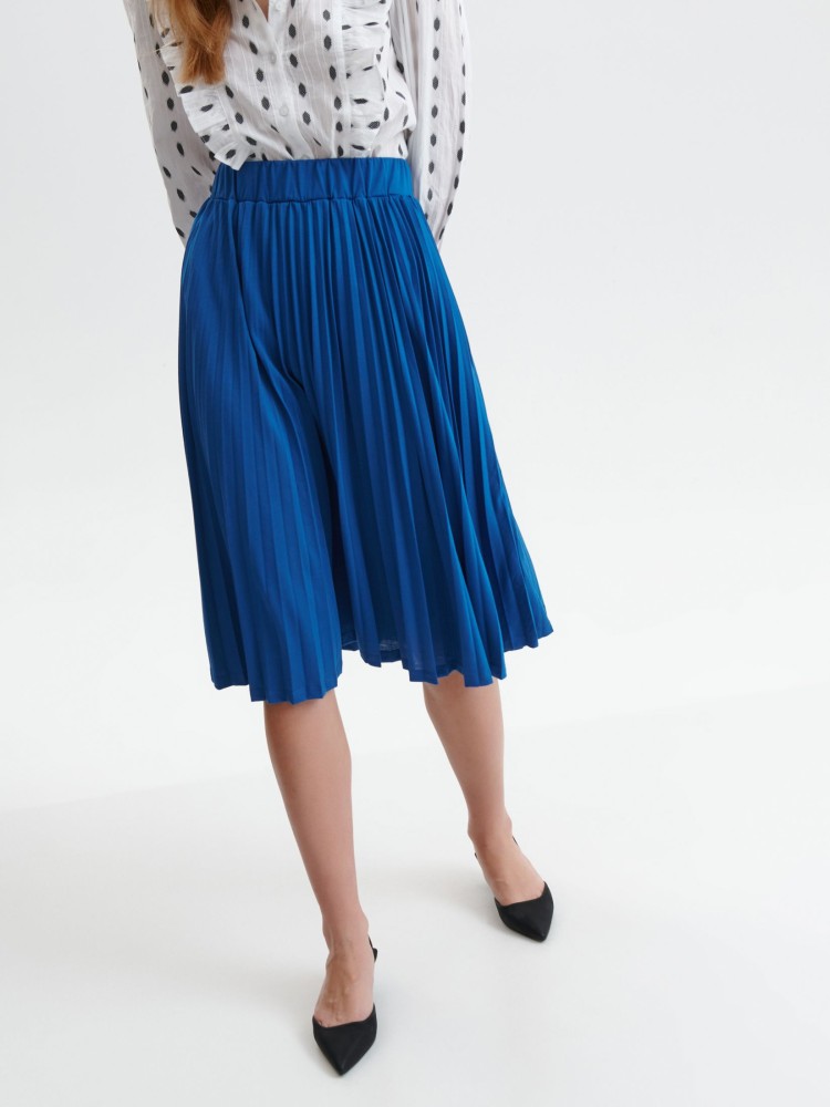 Plisowana spódnica z gumką w pasie