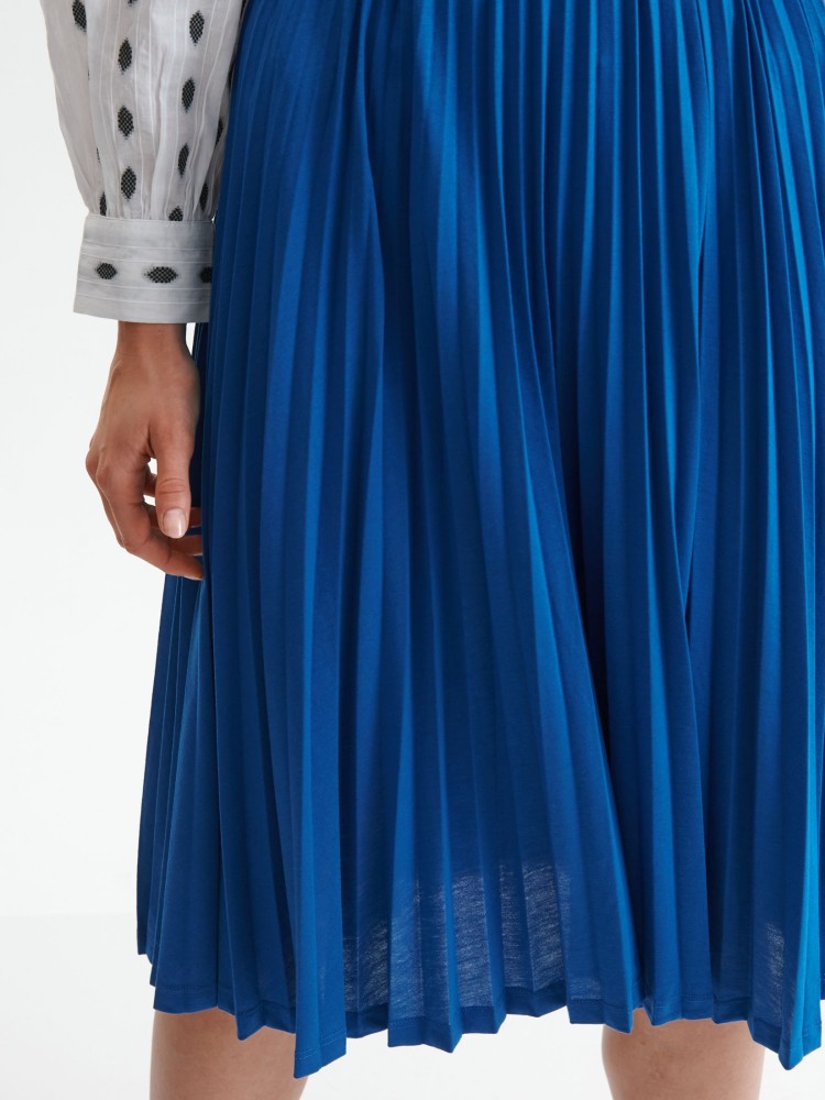 Plisowana spódnica z gumką w pasie