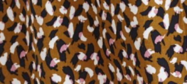 Printowana spódnica z rozporkiem