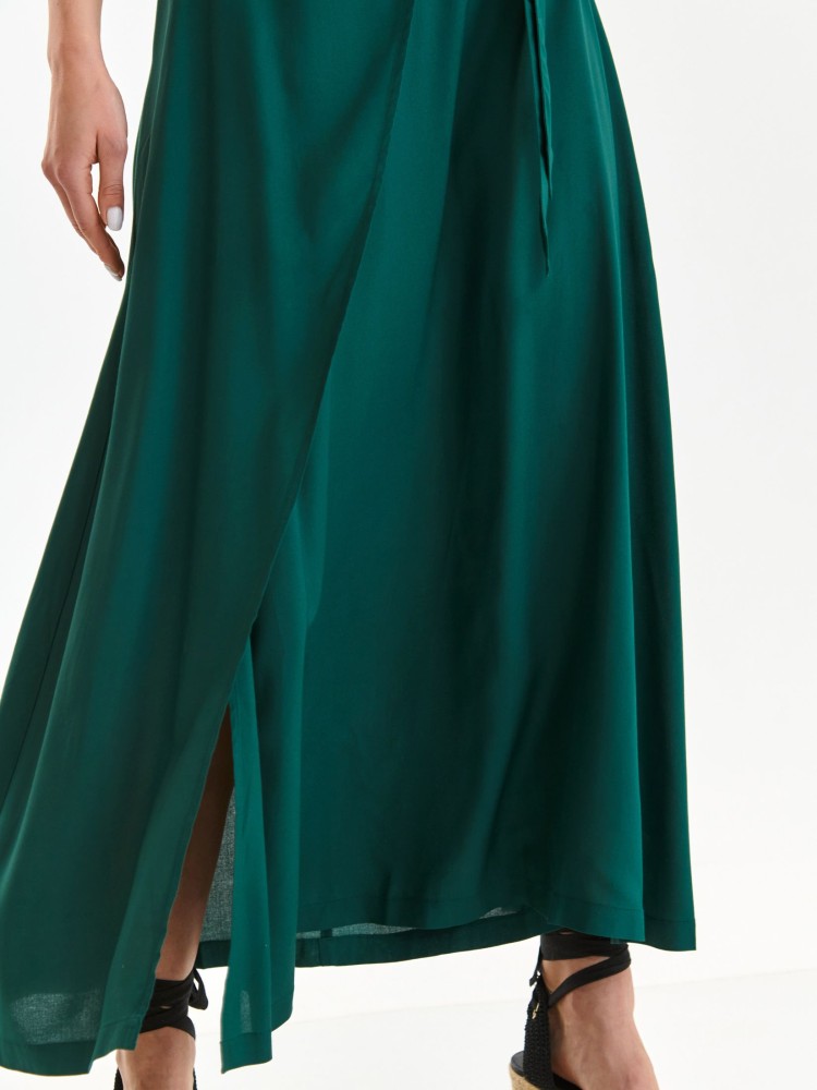 Gładka spódnica z wiązaniem