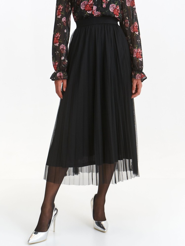 Szyfonowa plisowana spódnica