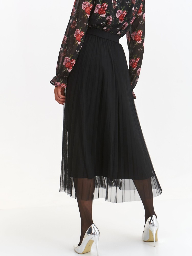 Szyfonowa plisowana spódnica