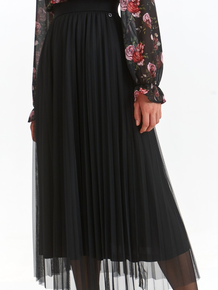 Szyfonowa plisowana spódnica