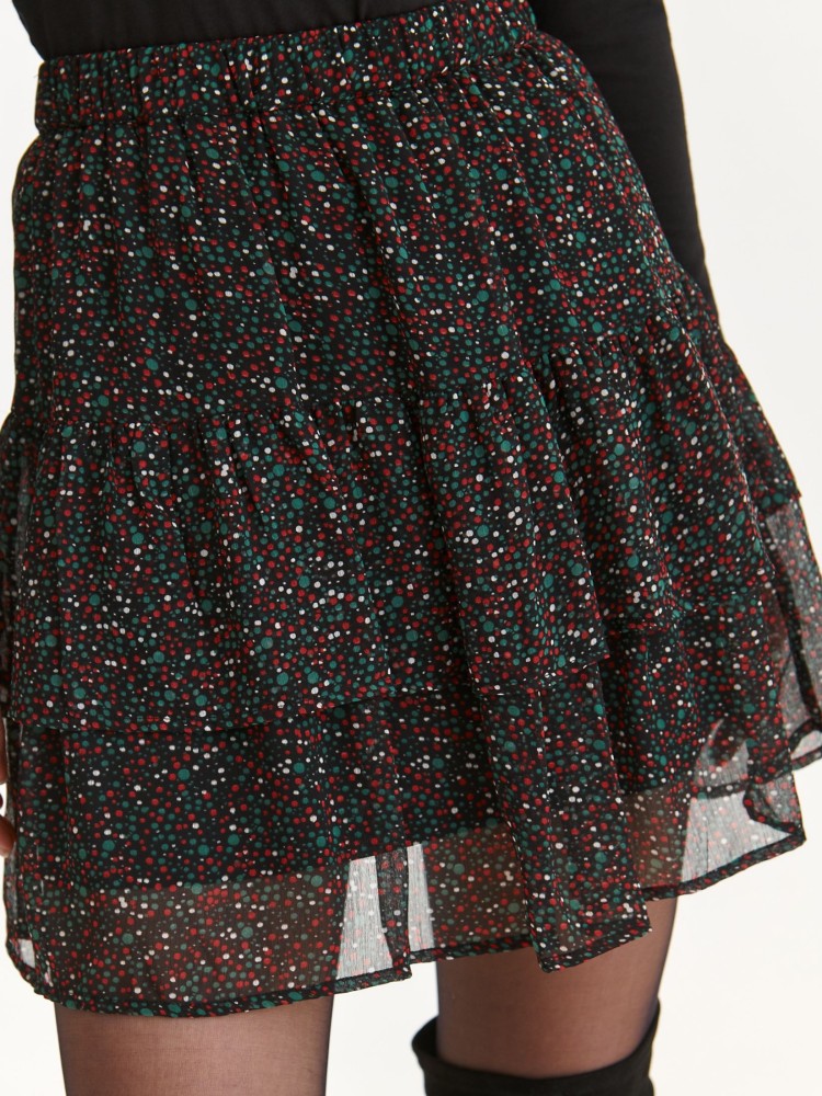 Printowana spódniczka z falbanami Printowana spódniczka z falbanami