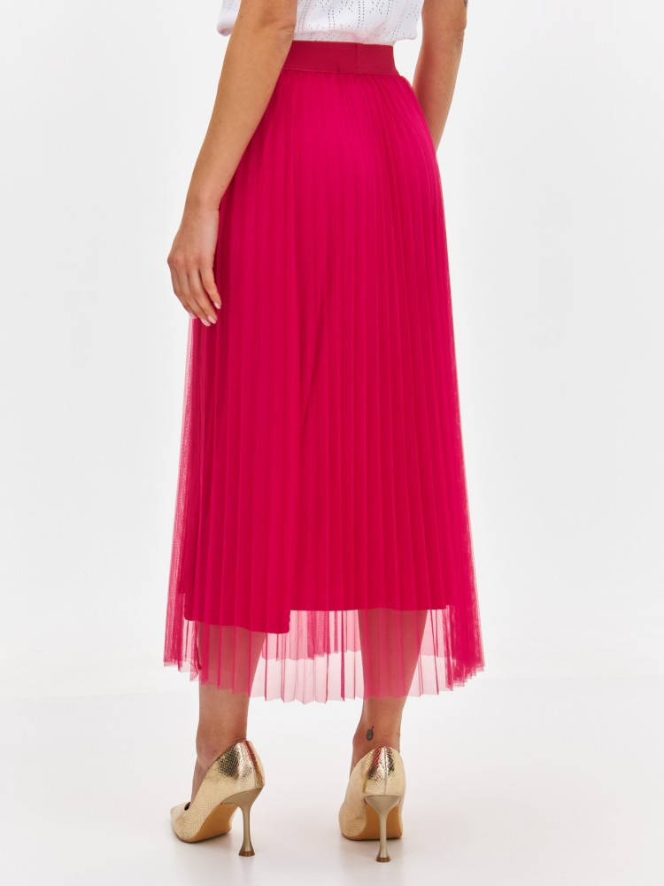 Plisowana spódnica z gumką w pasie Plisowana spódnica z gumką w pasie