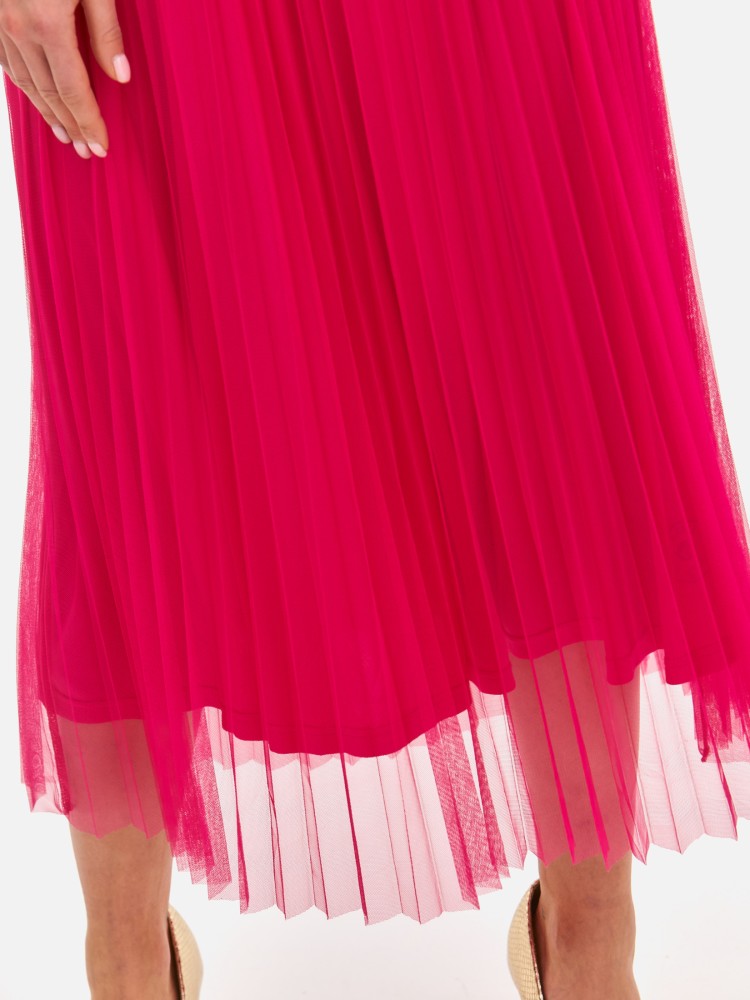 Plisowana spódnica z gumką w pasie Plisowana spódnica z gumką w pasie