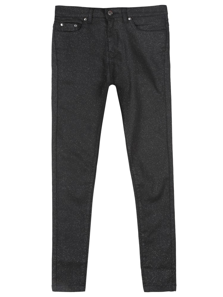 Mieniące się spodnie z brokatem