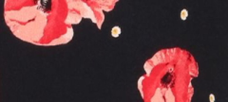 Spodnie z nadrukiem w kwiaty