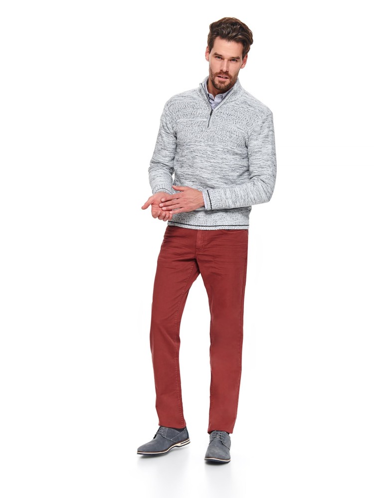 Spodnie strukturalne slim fit