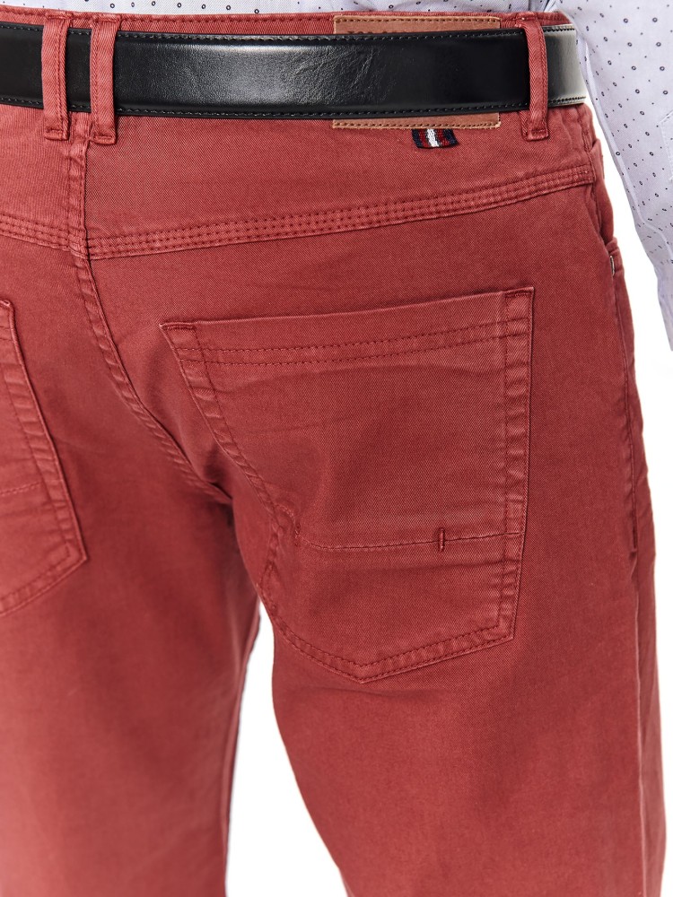 Spodnie strukturalne slim fit